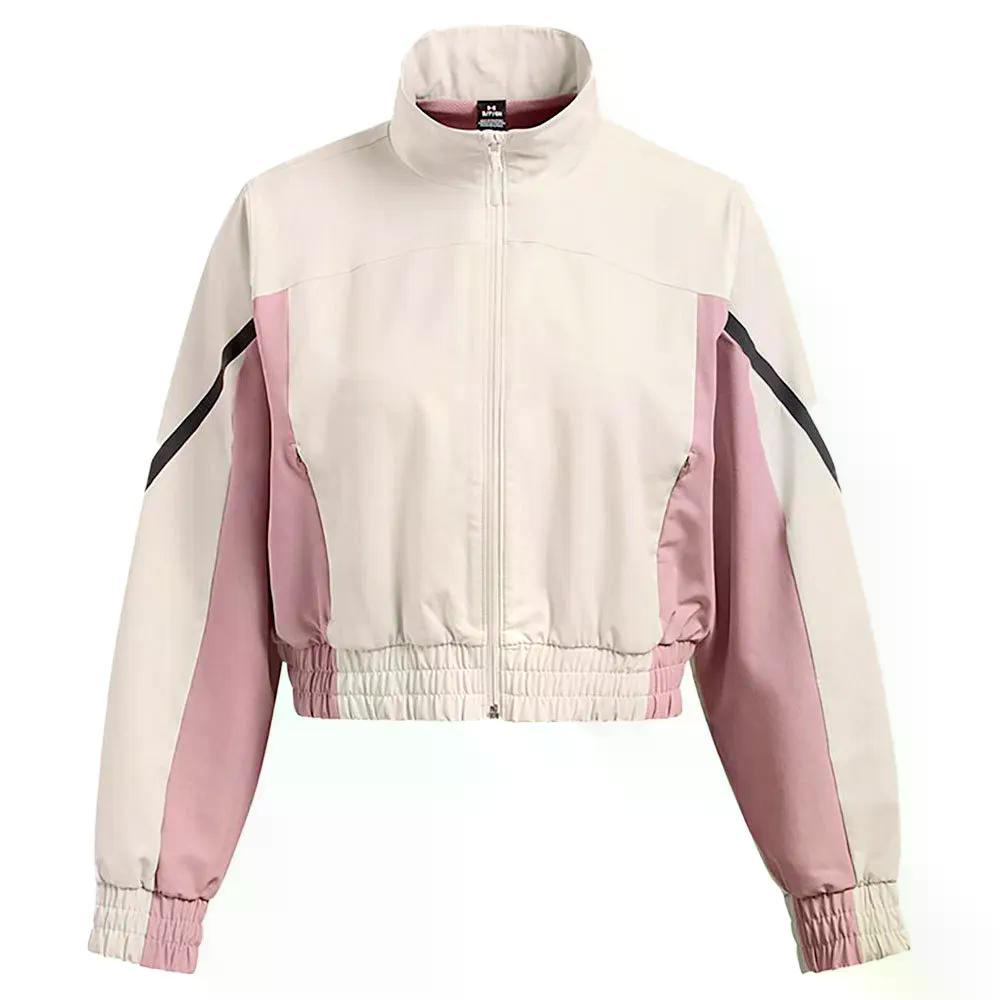 襯衫, T恤 - アンダーアーマー アンストッパブル クロップ ジャケット ウーマン （ SummitWhite/Black ） | UNDER ARMOUR Unstoppable Crop jacket woman [t]