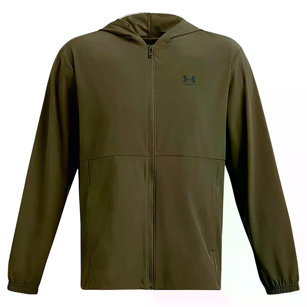 樂天商城 - アンダーアーマー ヴァイブ ウーブン ウインドブレーカー （ MarineODGreen/Black ） | UNDER ARMOUR Vibe Woven windbreaker [t]