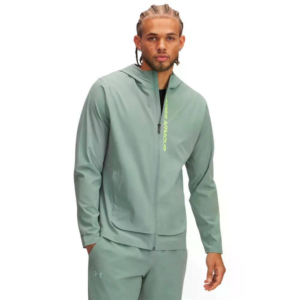 UNDER ARMOUR OutRun The Storm ウィンドブレーカー （ SilicaGreen/HighVisYellow/Reflective ） [t]