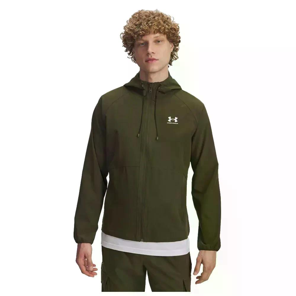 Rakuten - アンダーアーマー ヴァイブ ウーブン ジャケット （ Green/White ） | UNDER ARMOUR Vibe Woven jacket [t]