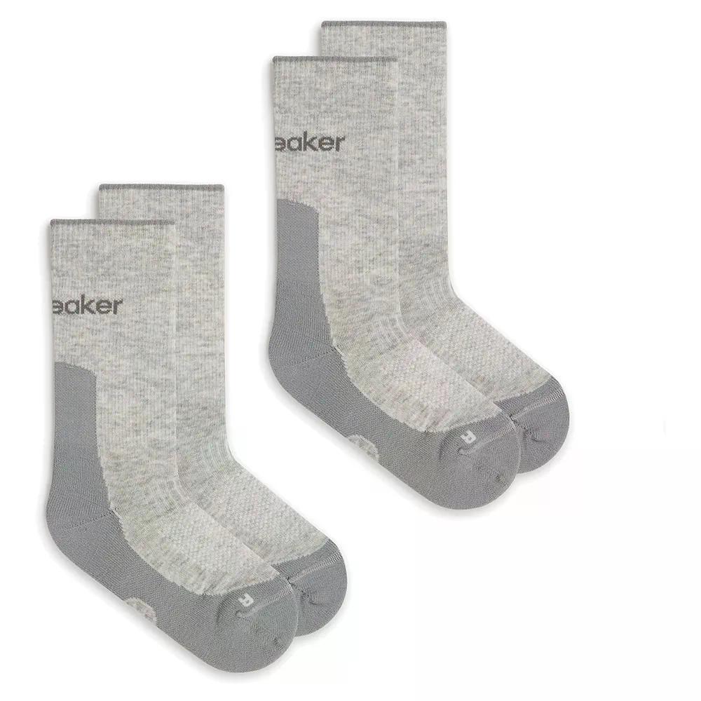 アイスブレーカー メリノ ハイク+ ライト クルー ソックス 2ユニット ウーマン （ BlizzardHeather/Alloy ） | ICEBREAKER Merino Hike+ Light crew socks [t]