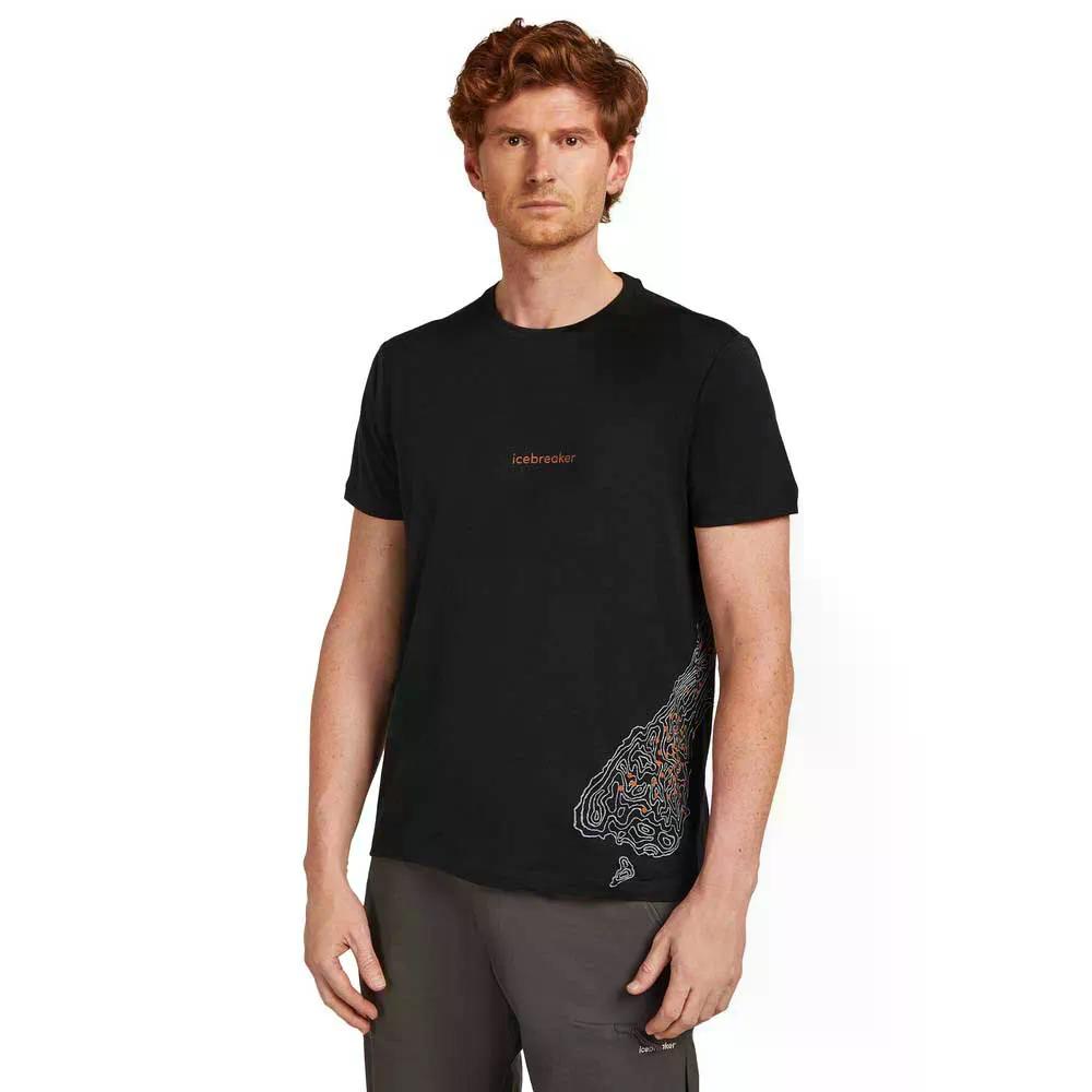 Rakuten - ICEBREAKER Merino 150 Tech Lite 30th Anniversary 半袖Tシャツ （ Black ） [t]