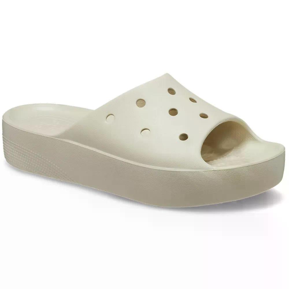 Rakuten - CROCS Classic Platform サンダル （ Bone ） [t]