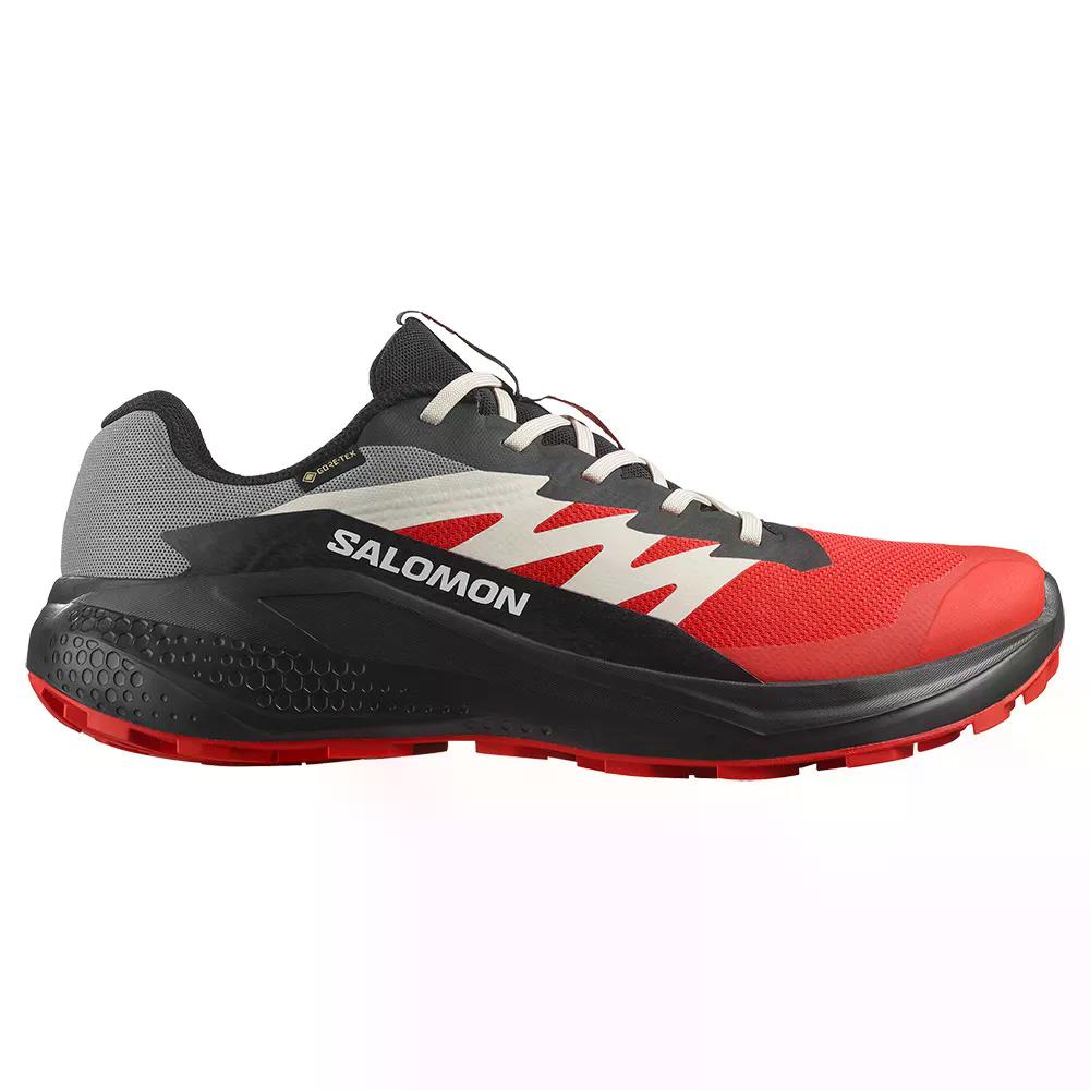 サロモン アルファグライド ゴアテックス トレイル ランニングシューズ （ FlameScarlet/Black/Pewter ） | SALOMON Alphaglide GORE-TEX Trail Running Shoes 