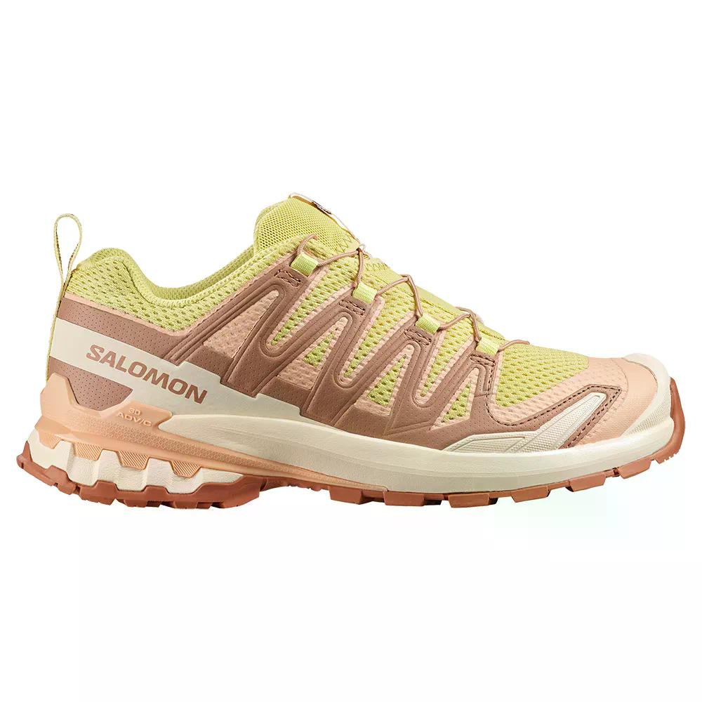 サロモン XA プロ 3D V9 レディース トレイル ランニングシューズ （ Endive/Burro/AlmondCream ） | SALOMON XA Pro 3D V9 Trail Running Shoes Women 