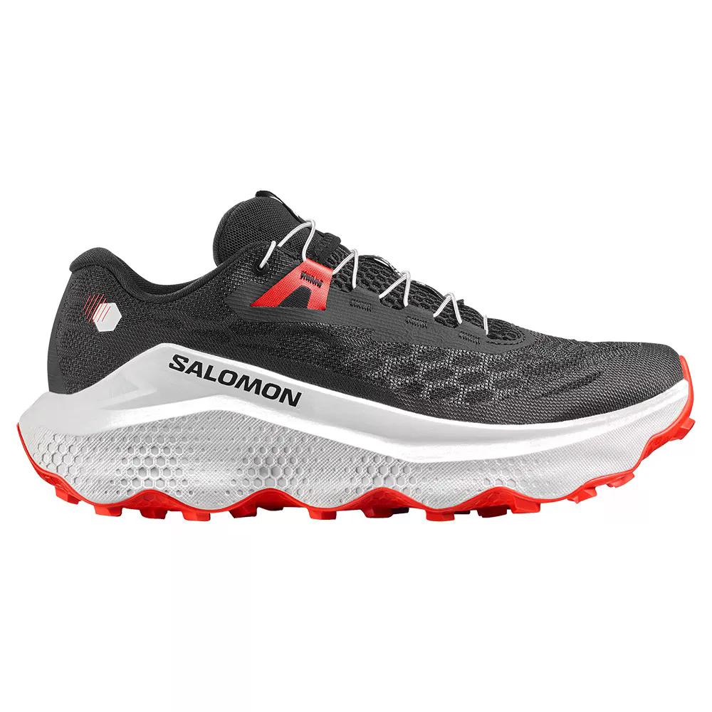サロモン ウルトラ グライド 4 トレイル ランニングシューズ （ Black/White/FieryRed ） | SALOMON Ultra Glide 4 Trail Running Shoes 