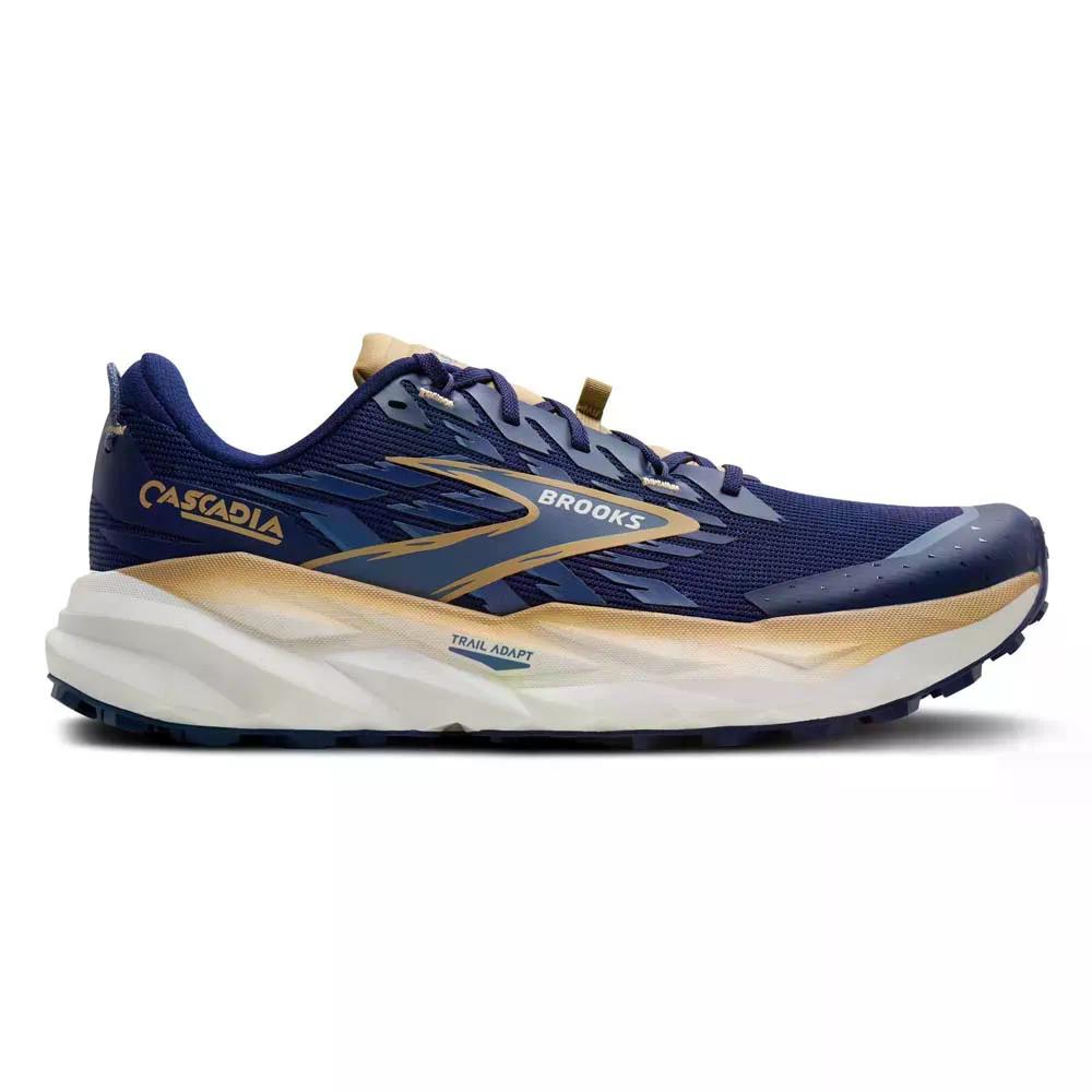 ブルックス カスケディア 19 トレイル ランニングシューズ （ BeaconBlue/Starfish/Coconut ） | BROOKS Cascadia 19 Trail Running Shoes [t]
