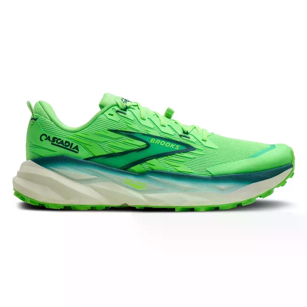 ブルックス カスケディア 19 トレイル ランニングシューズ （ Gecko/AtlanticDeep/Bluewash ） | BROOKS Cascadia 19 Trail Running Shoes [t]