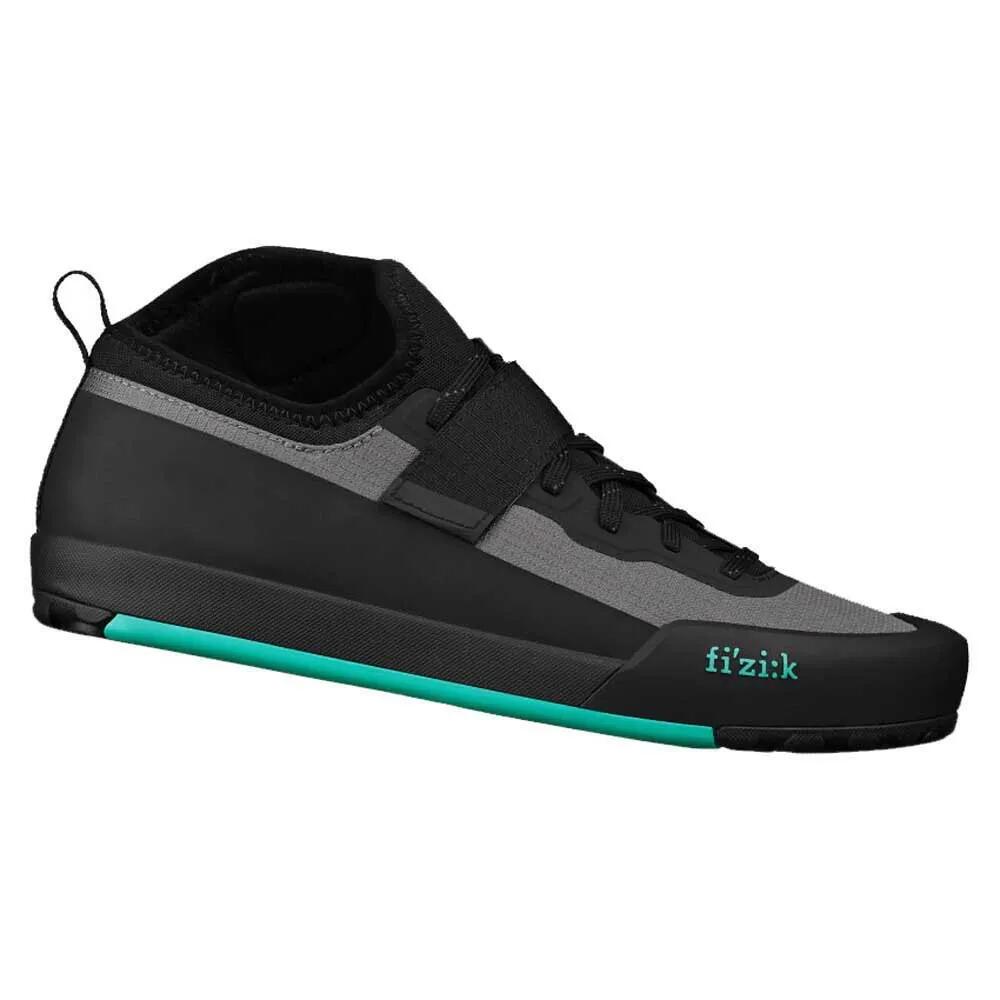 フィジーク グラヴィータ テンサー フラット MTB シューズ （ Grey/AquaMarine ） | FIZIK Gravita Tensor Flat MTBShoes [t]