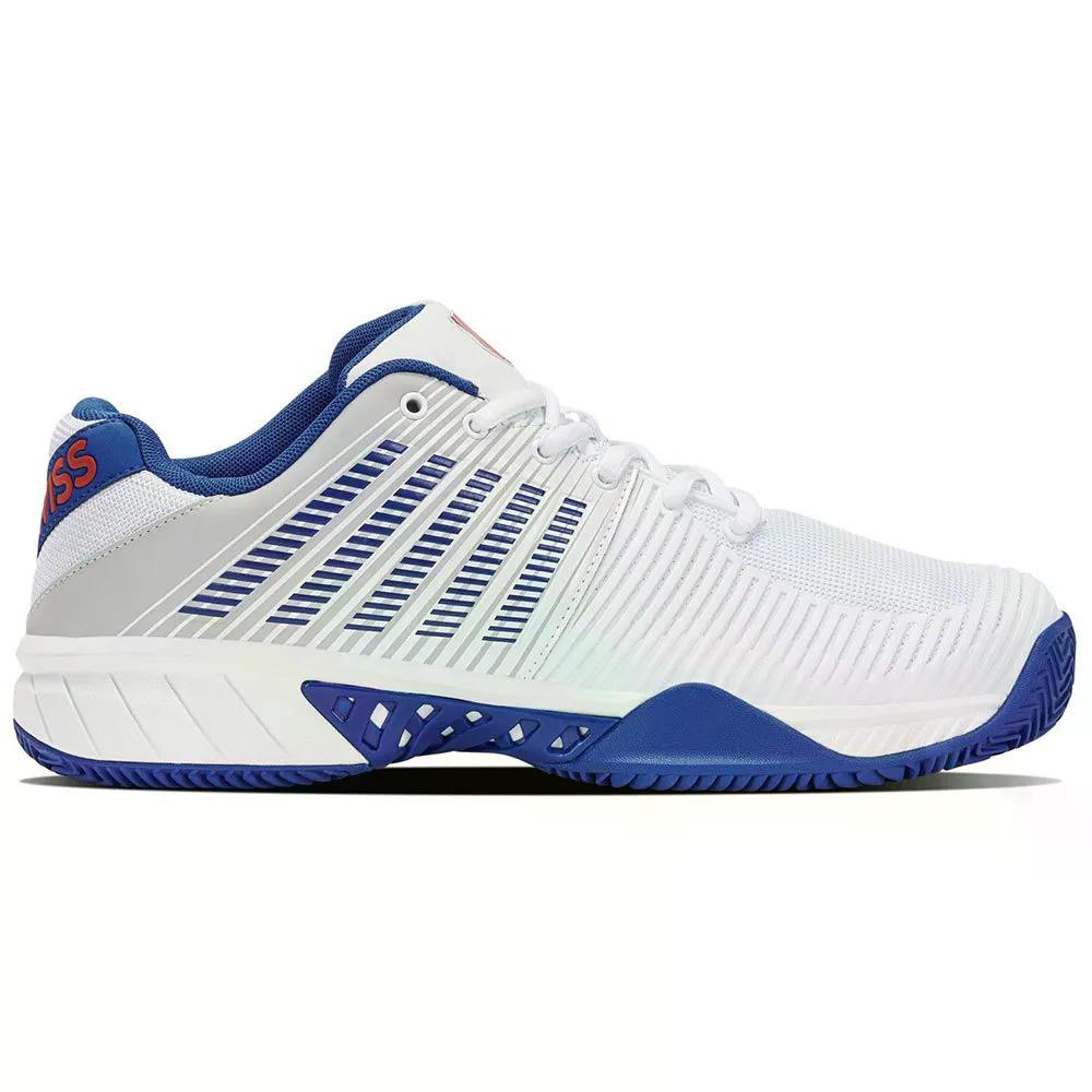 K-Swiss - ケースイス エクスプレス ライト 2 HB クレーコート シューズ （ White/ClassicBlue/MarsRed ） | K-SWISS Express Light 2 HB Clay Court Shoes [t]