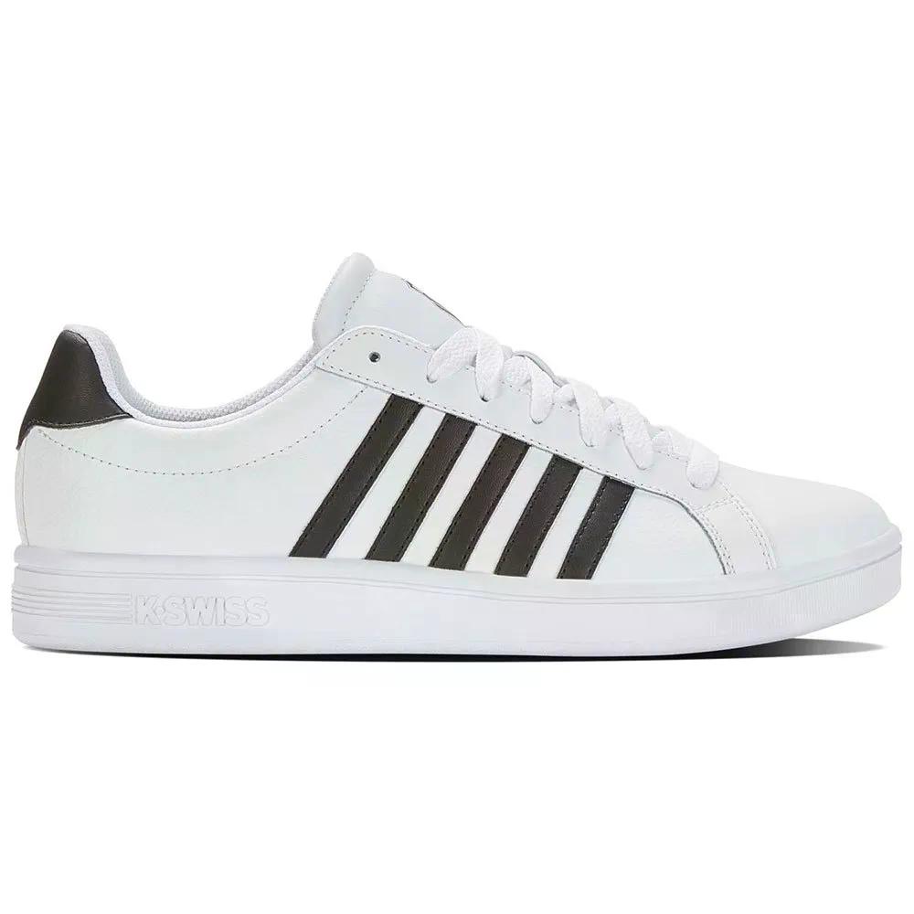K-Swiss - ケースイス ライフスタイル コート タイブレーク スニーカー （ White/Black/White ） | K-SWISS Lifestyle Court Tiebreak Sneakers [t]