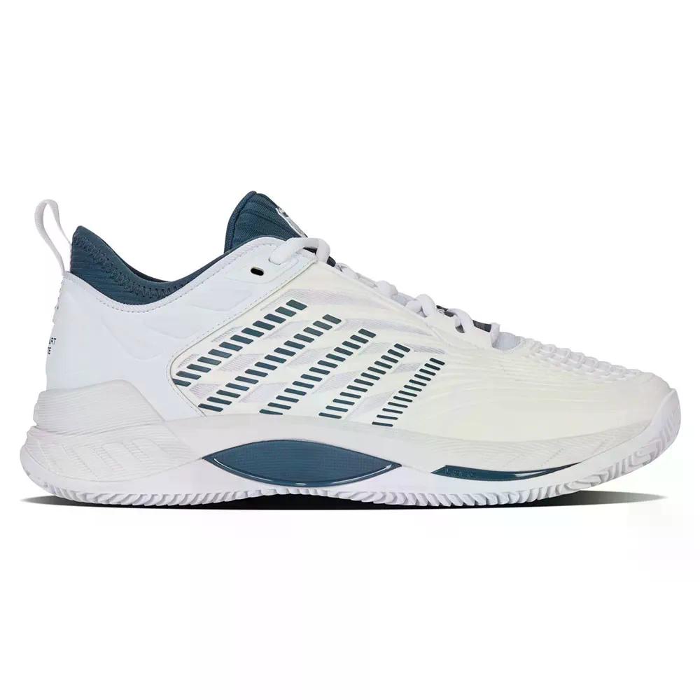 K-Swiss - ケースイス ハイパーコート シュプリーム 2 HB クレーコート シューズ （ White/Stargazer ） | K-SWISS Hypercourt Supreme 2 HB Clay Court Shoes [t]