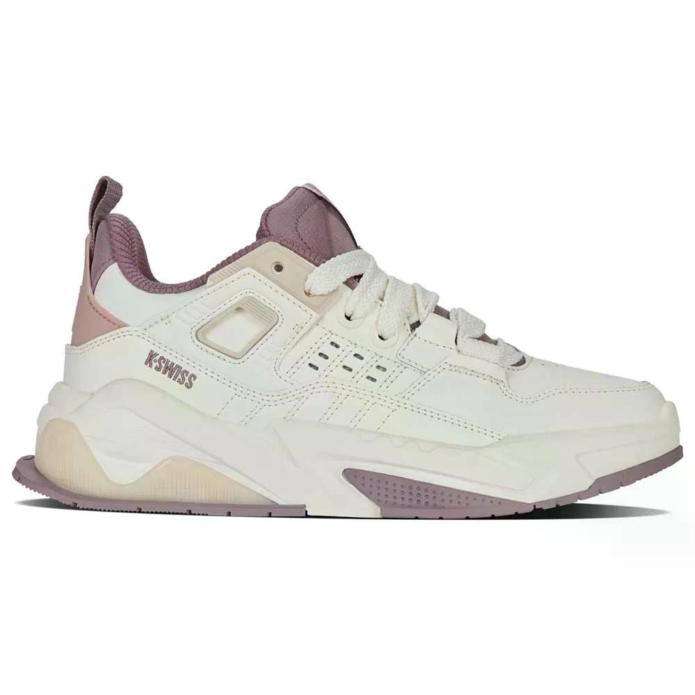 K-Swiss - ケースイス ライフスタイル テクナ トレーナー スニーカー レディース （ SnowWhite/WhitecapGrey/PurpleDove ） | K-SWISS Lifestyle Techna Trainer Sneakers Women [t]