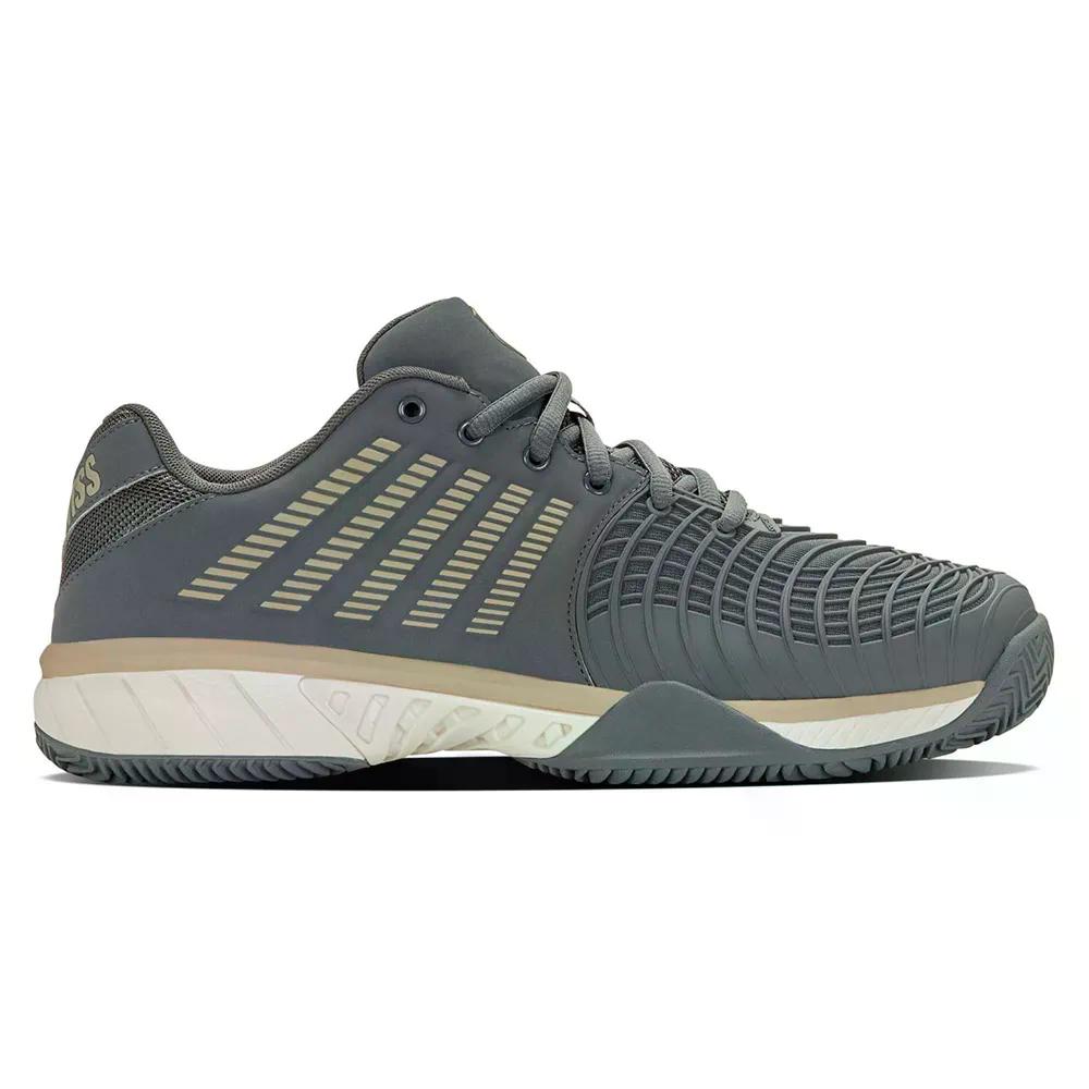 樂天商城 - K-SWISS Express Light 3 クレーコート用シューズ （ TrueBlanc/Egret/Plkk ） [t]