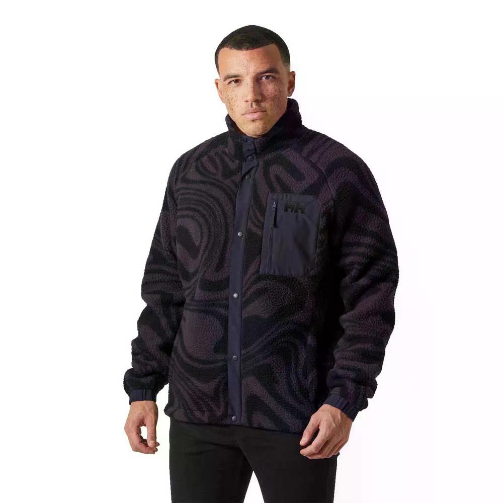 樂天商城 - HELLY HANSEN Panorama Printed Pile Snap フルジップフリース （ Black ） [t]