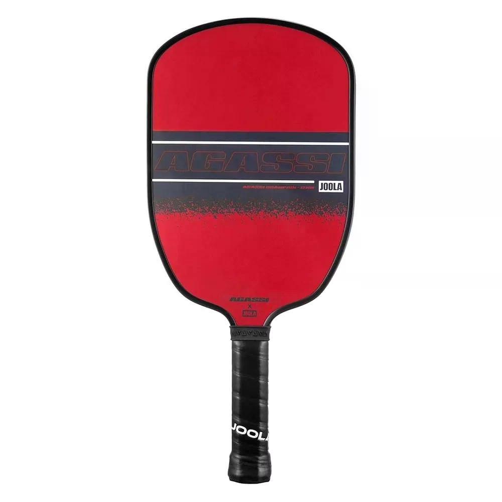 Rakuten - ヨーラ アガシ チャンピオン 12 ピックルボール パドル （ Black/Red ） | JOOLA Agassi Champion 12 Pickleball Paddle [t]