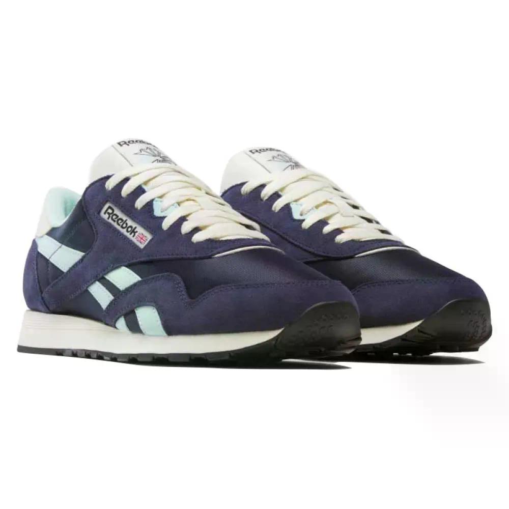 リーボック クラシックス クラシック ナイロン スニーカー （ VectorNavy/GlitchAqua/VintageChalk ） | REEBOK CLASSICS Classic Nylon Sneakers 