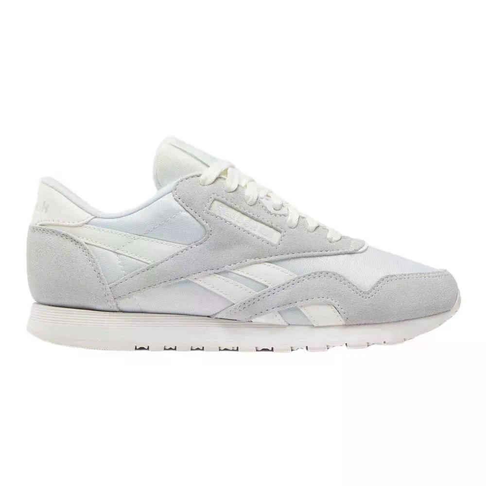 樂天商城 - リーボック クラシックス クラシック ナイロン スニーカー ウィメンズ （ Moon/Moon/Chalk ） | REEBOK CLASSICS Classic Nylon Sneakers Women's [t]