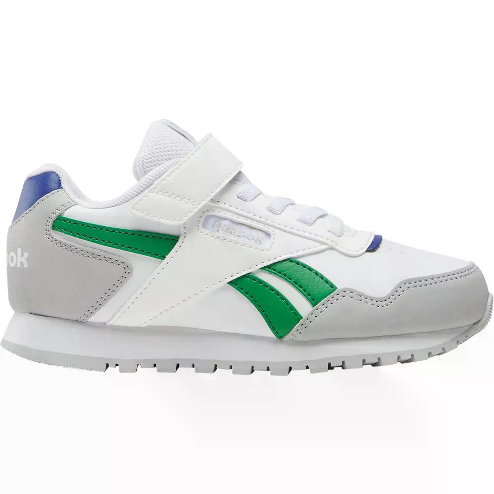 Reebok - REEBOK CLASSICS Glide Elastic Lace & Top Strap スニーカー （ White/Grey1/Classiccobalt ） [t]