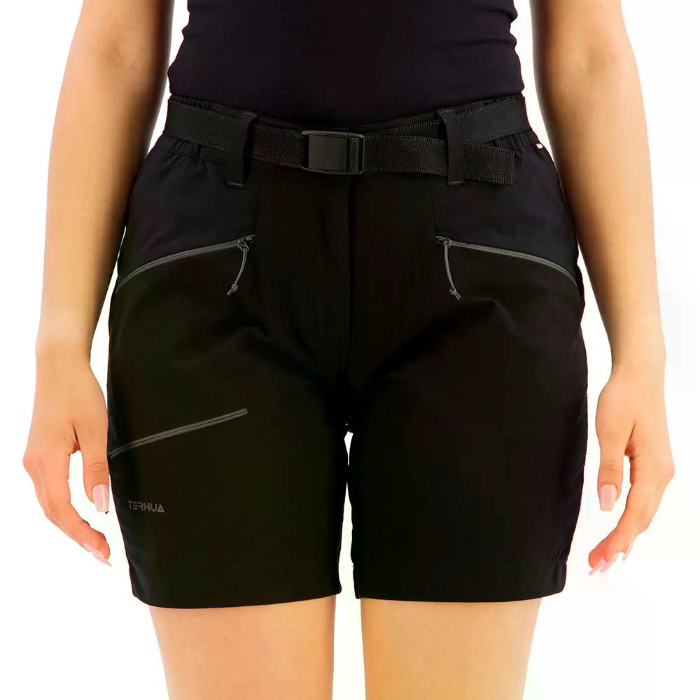 テルヌア キマール ミッド ショーツ ウーマン （ Black ） Ternua Kimar Mid Shorts Woman t