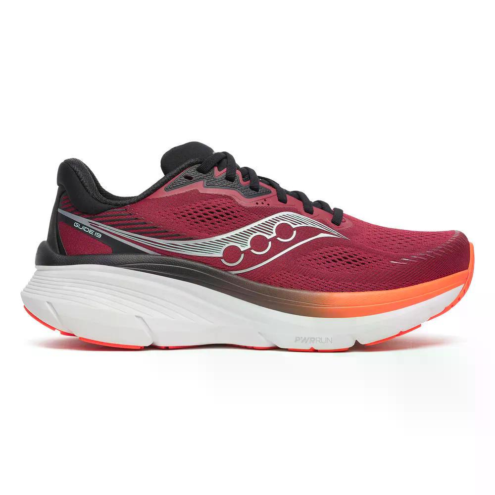 SAUCONY Guide 19 ランニングシューズ （ Crimson/Fire ） [t]