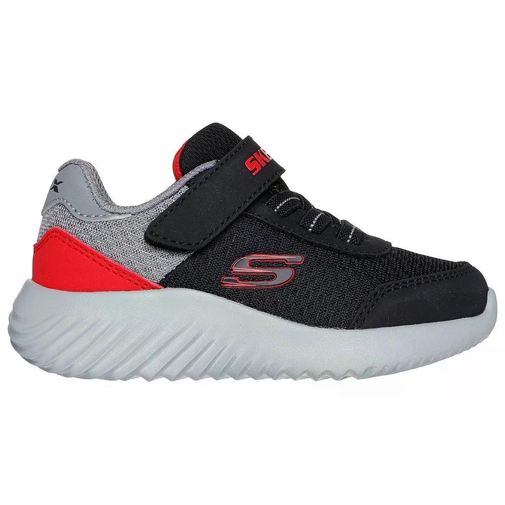 スケッチャーズ ボーイズ バウンダー スニーカー （ Black&RedSynthetic/Textile/GreyTrim ） | Skechers Boys Bounder Sneakers 