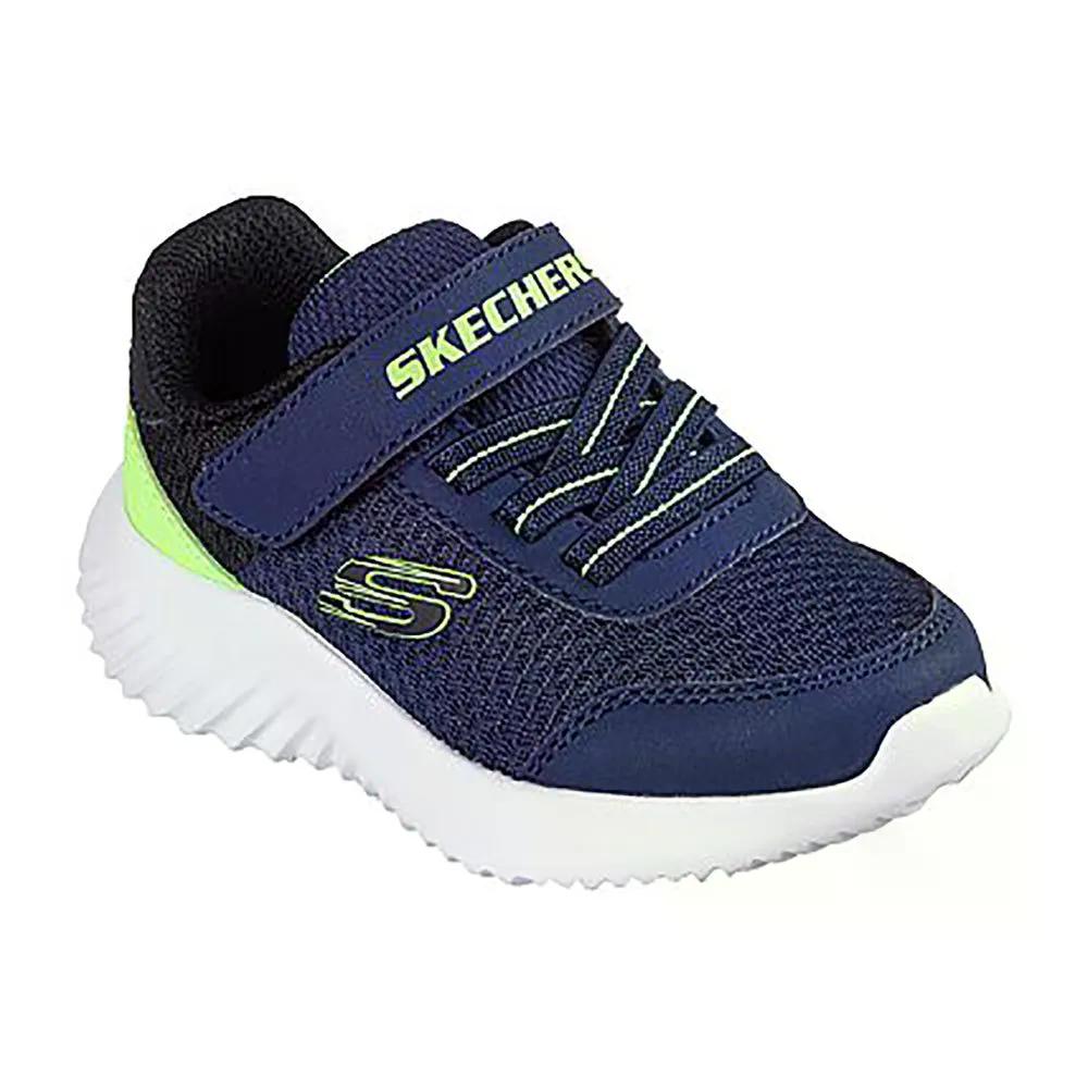 SKECHERS - SKECHERS Bounder スニーカー （ Navy&LimeSynthetic/Textile/BlackTrim ） [t]