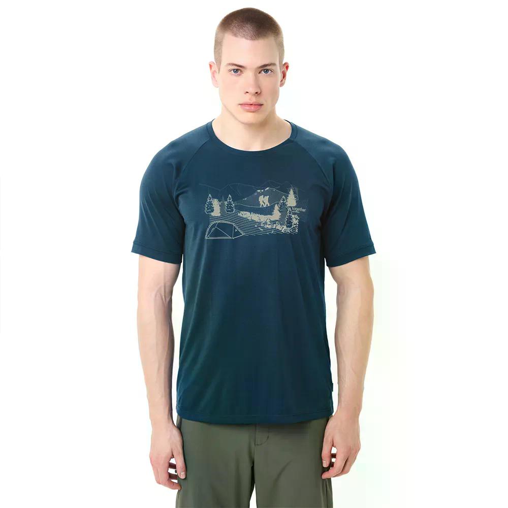 バウデ グリーン II ショートスリーブ Tシャツ （ BalticSea/Blue ） | VAUDE Gleann II Short Sleeve T-Shirt 