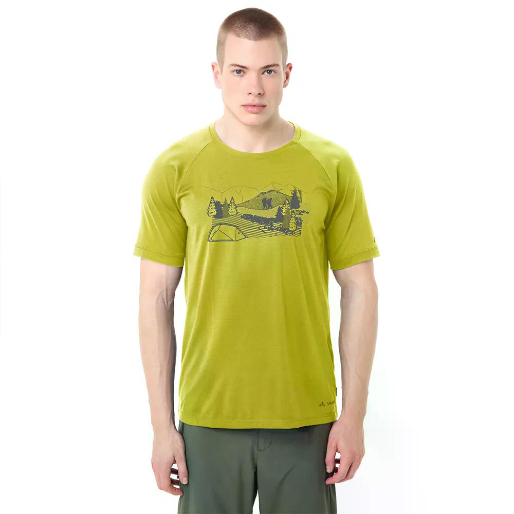 バウデ グリーン II ショートスリーブ Tシャツ （ LightLeaf ） | VAUDE Gleann II Short Sleeve T-Shirt 