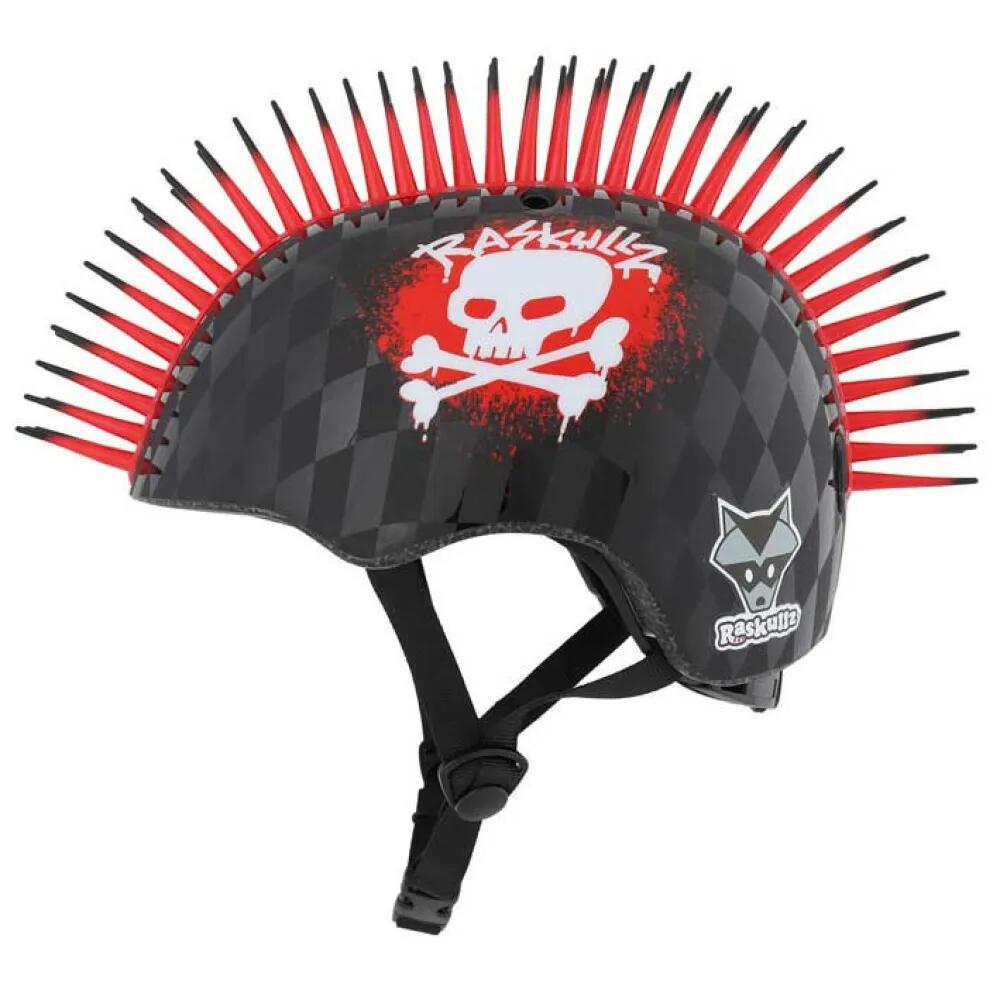 ラスカルズ スカル ホーク ジュニア ヘルメット （ Black/Red/White ） | RASKULLZ Skull Hawk Junior Helmet [t]
