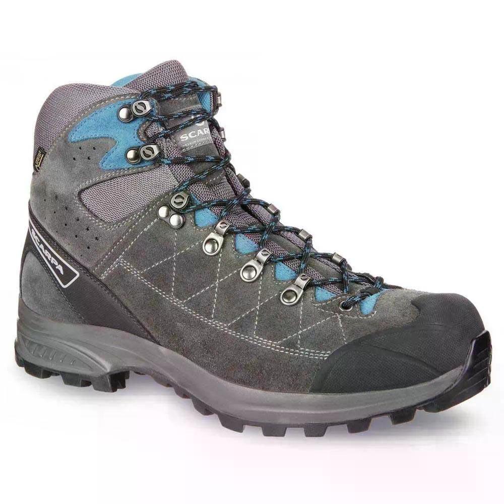 スカルパ カイラッシュ トレック GTX ハイキング ブーツ （ Shark/Gray/LakeBlue ） | SCARPA Kailash Trek GTX Hiking Boots [t]