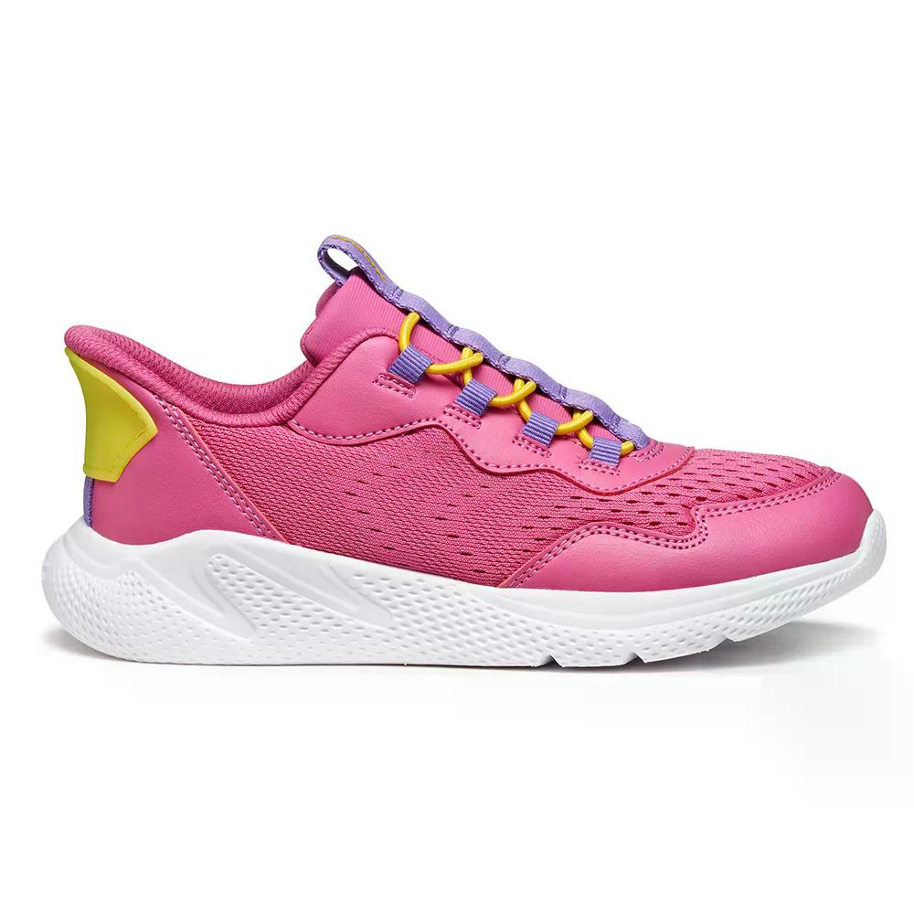 ジェオックス スプリンティエ ファスト イン キッズ スニーカー （ DarkFuchsia/Violet ） | GEOX Sprintye Fast In Kids Sneakers [t]