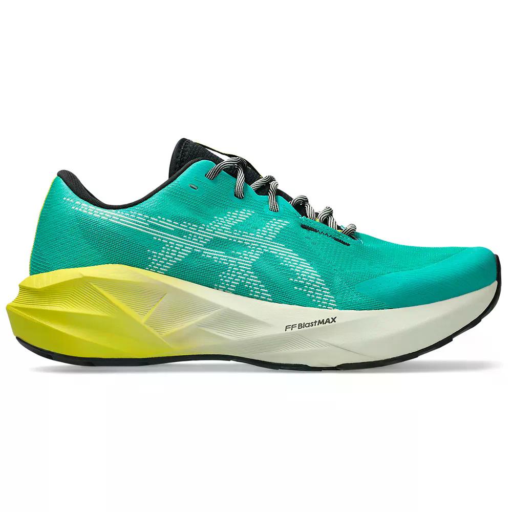 樂天商城 - アシックス ノヴァブラスト 5 TR ランニングシューズ （ AuroraGreen/LightDust ） | ASICS Novablast 5 TR Running Shoes [t]