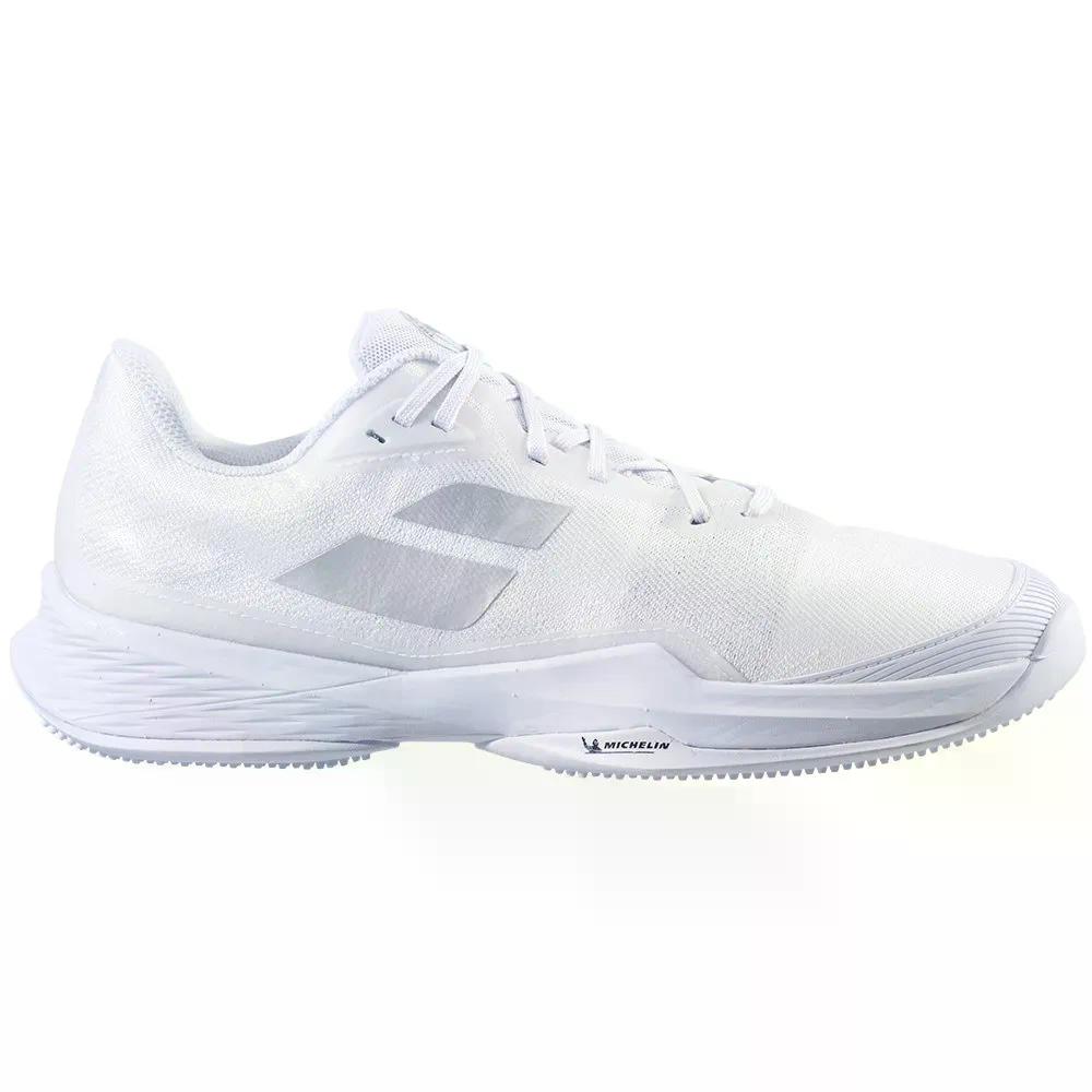 樂天商城 - BABOLAT Jet Mach 3 Wimbledon 草の靴 （ White/Silver ） [t]