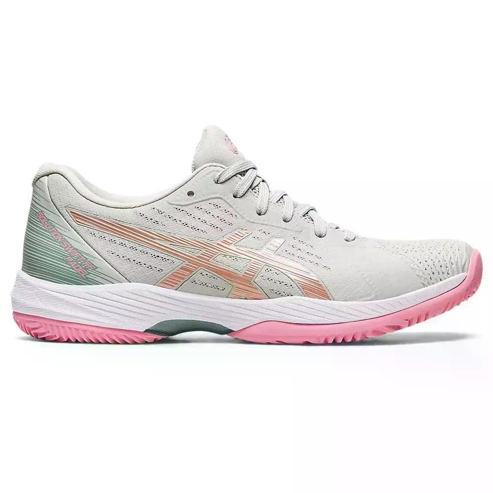 アシックス ソリューション スイフト FF オールコート テニス シューズ ウィメンズ （ LightSage/RoseGold ） | ASICS Solution Swift FF All Court Women's [t]