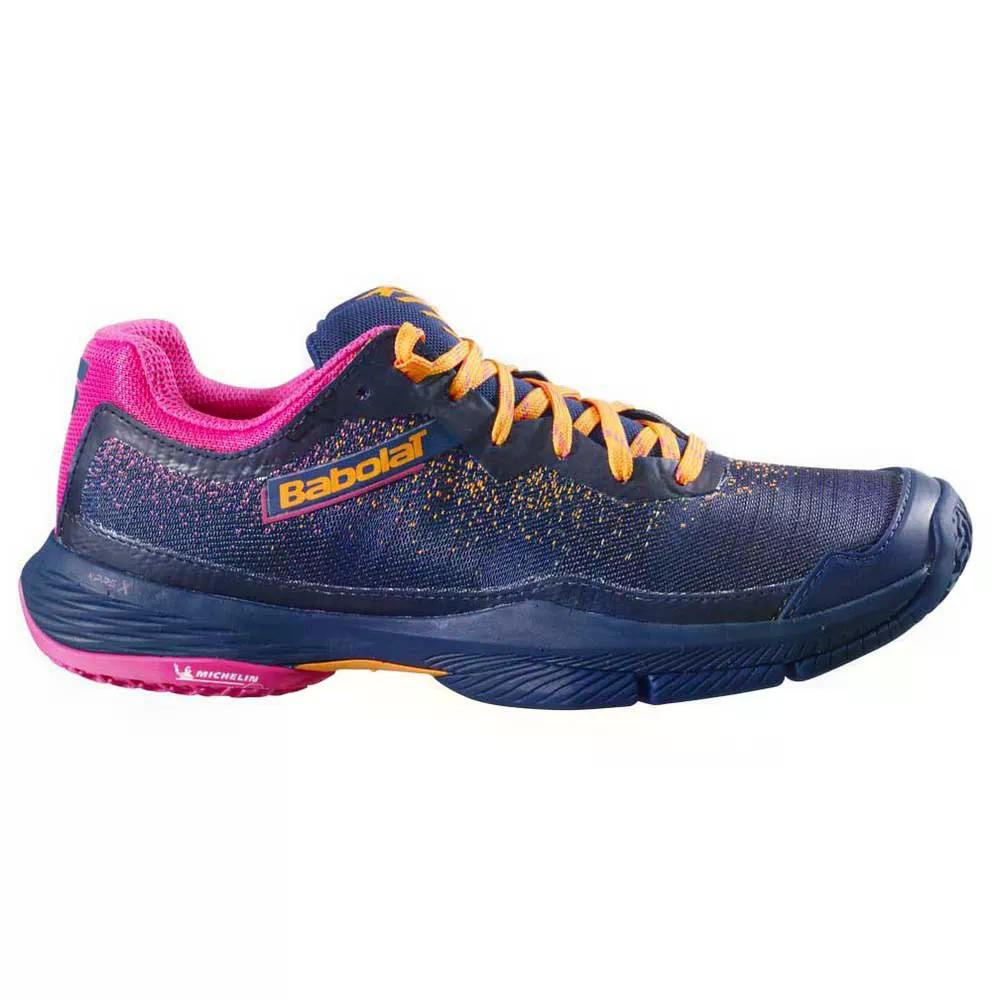 バボラ ジェット リトマ オールコート テニス シューズ ウィメンズ （ InsigniaBlue/Pinkberry ） | BABOLAT Jet Ritma All Court Tennis Shoes Women's [t]