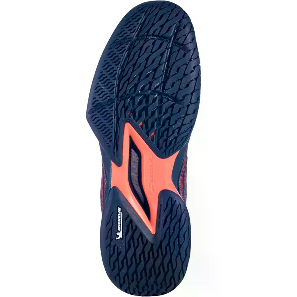 バボラ ジェット マッハ 3 オールコート テニス シューズ ウィメンズ （ Black/LivingCoral ） | BABOLAT Jet Mach 3 All Court Tennis Shoes Women's [t] 2