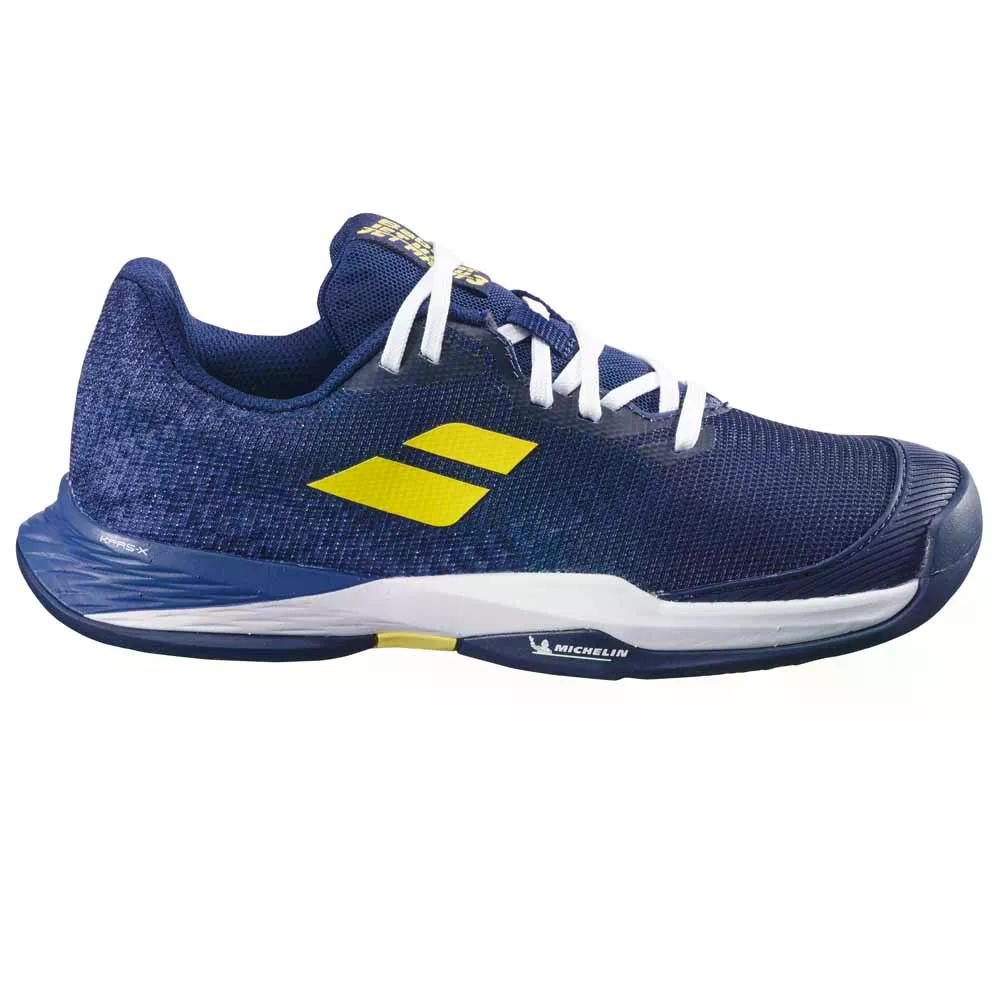 バボラ ジェット M3 ボーイ オールコート テニス シューズ （ SodaliteBlue ） | BABOLAT Jet M3 Boy All Court Tennis Shoes [t]