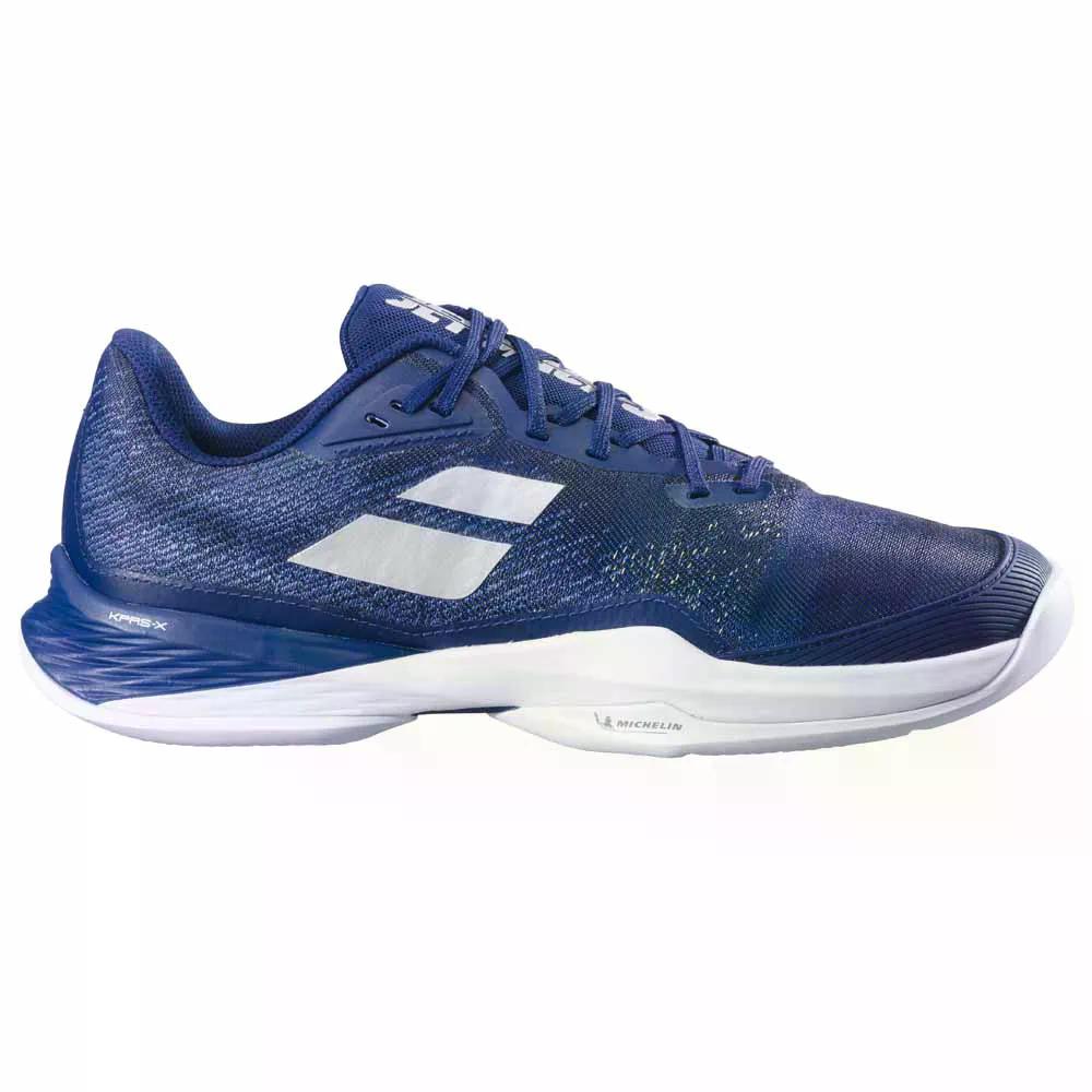 バボラ ジェット M3 クレーコート テニス シューズ （ DarkBlue/Silver ） | BABOLAT Jet M3 Clay Court Tennis Shoes [t]