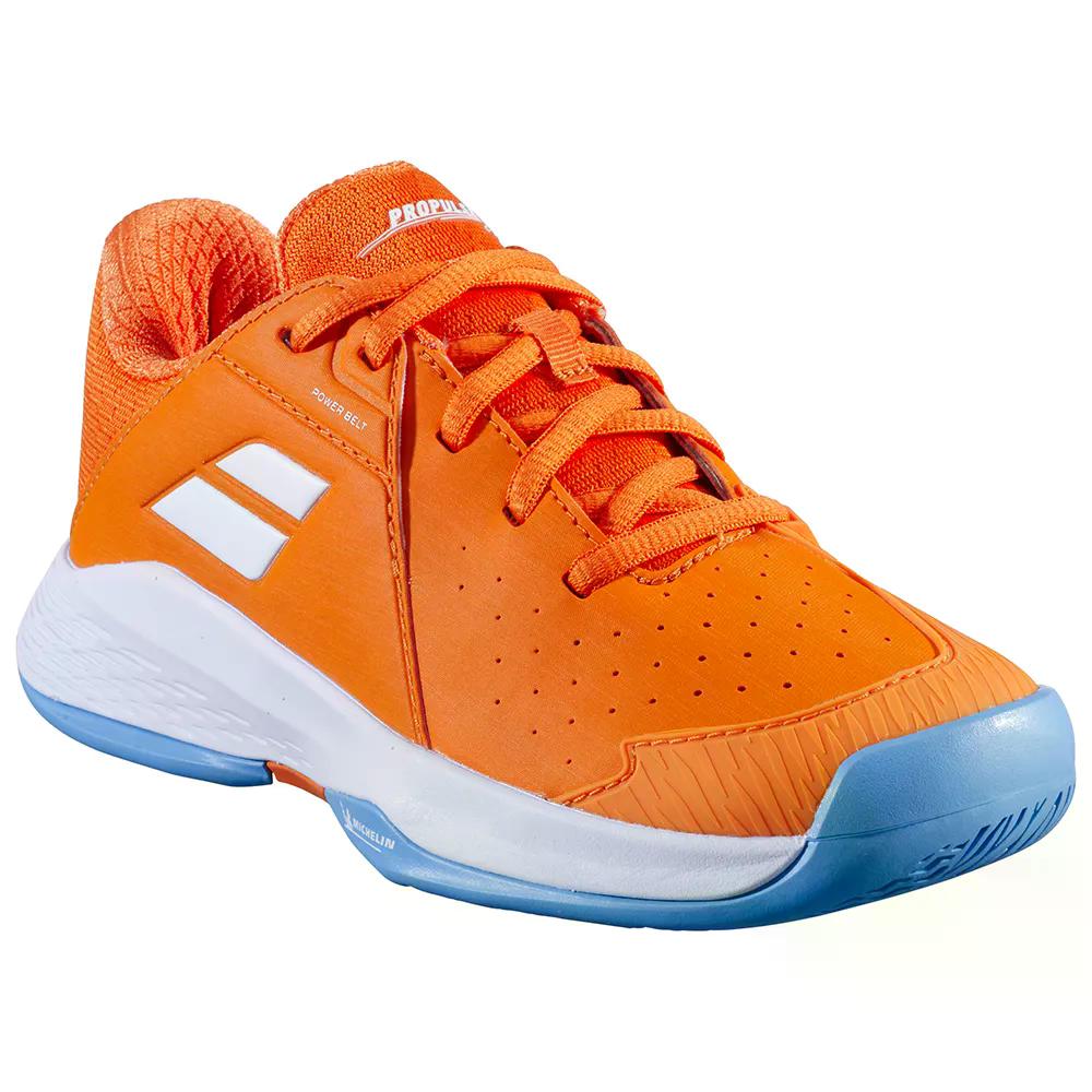 バボラ ジュニア プロップ 3 3.5?6.5 オールコート テニス シューズ （ DriveBlue ） | BABOLAT Junior Prop 3 3.5?6.5 All Court Tennis Shoes [t]