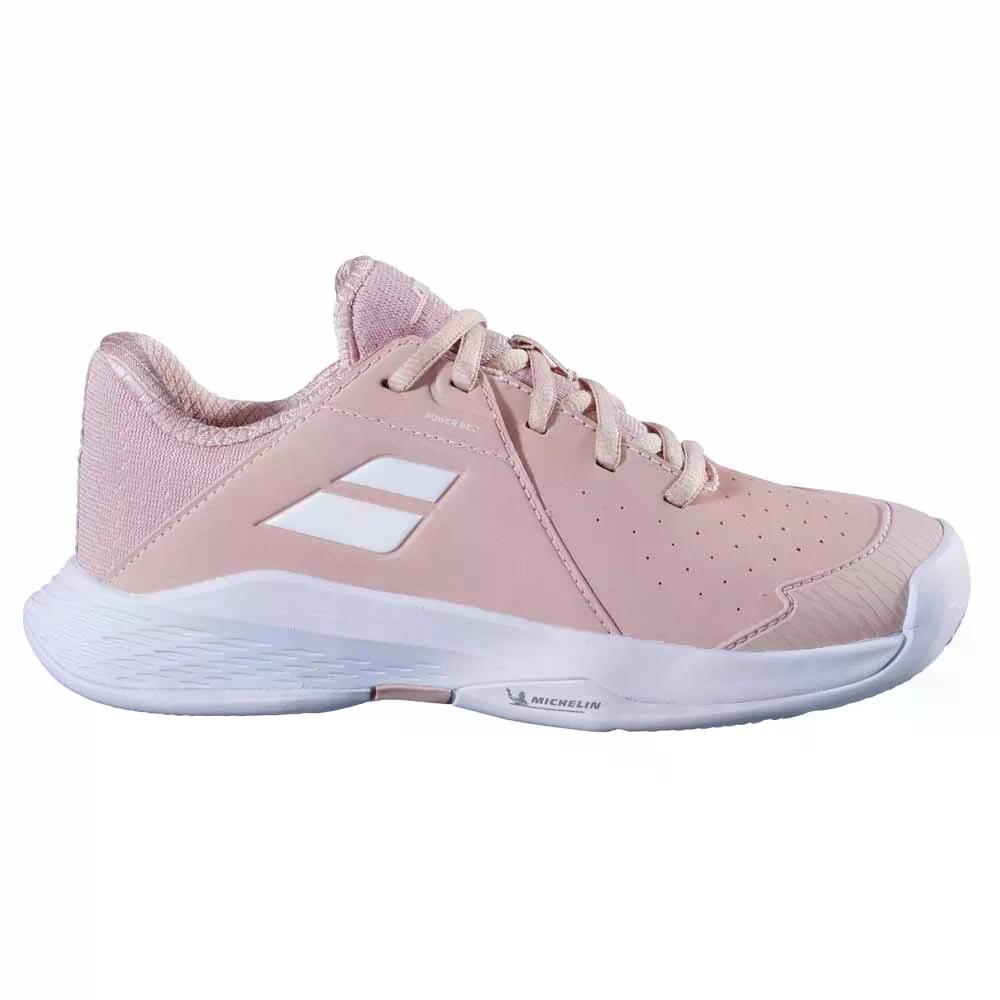 バボラ ジュニア プロップ 3 クレーコート テニス シューズ （ EveningSand ） | BABOLAT Junior Prop 3 Clay Court Tennis Shoes [t]