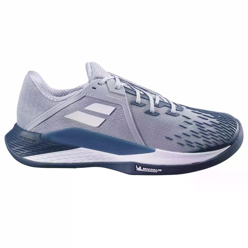 樂天商城 - バボラ プロップ フューリー 3 クレーコート テニス シューズ （ Grey/White ） | BABOLAT Prop Fury 3 Clay Court Tennis Shoes [t]