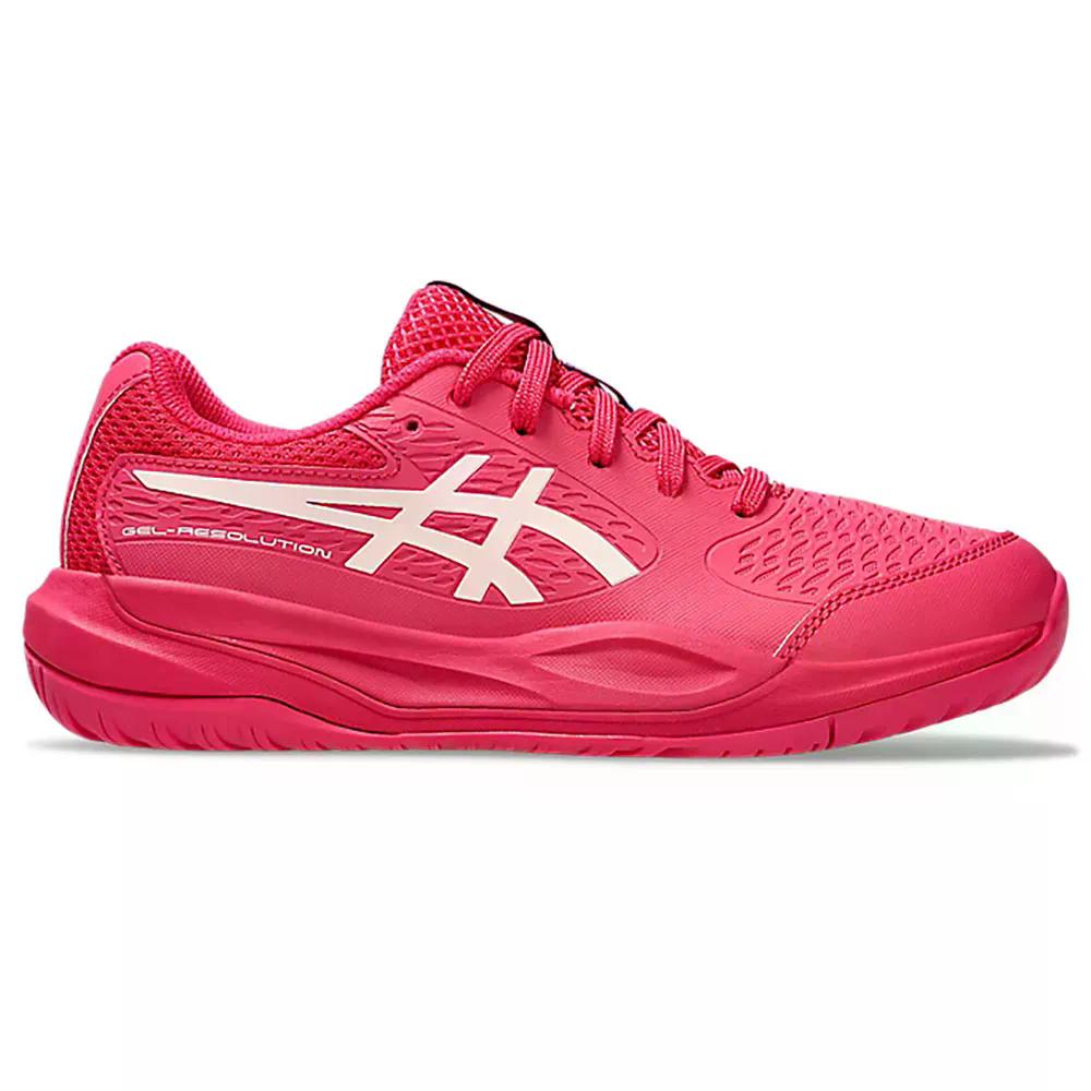 アシックス ガールズ ゲル レゾリューション X GS オールコート テニス シューズ （ BrightRose/Cream ） | ASICS Girls Gel-Resolution X GS All Court Tennis Shoes [t]