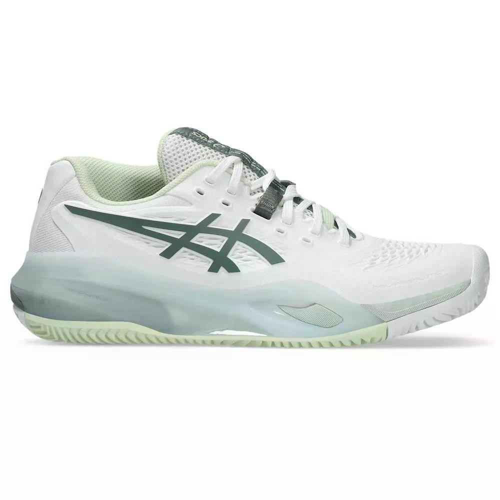 アシックス ゲル レゾリューション X クレーコート テニス シューズ ウィメンズ （ White/MonumentBlue ） | ASICS Gel-Resolution X Clay Court Tennis Shoes Women's [t]