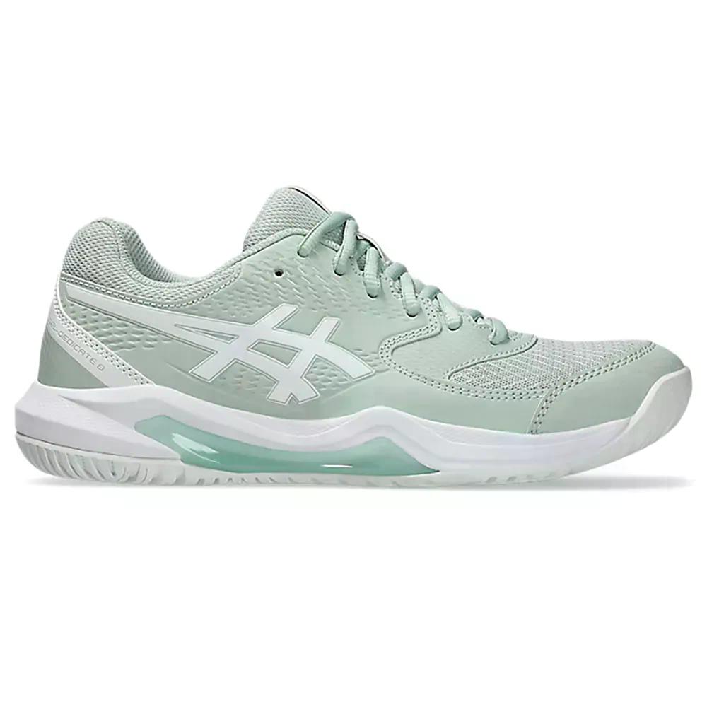 アシックス ゲル デディケート 8 オールコート テニス シューズ ウィメンズ （ LichenRock/White ） | ASICS Gel-Dedicate 8 All Court Tennis Shoes Women's [t]