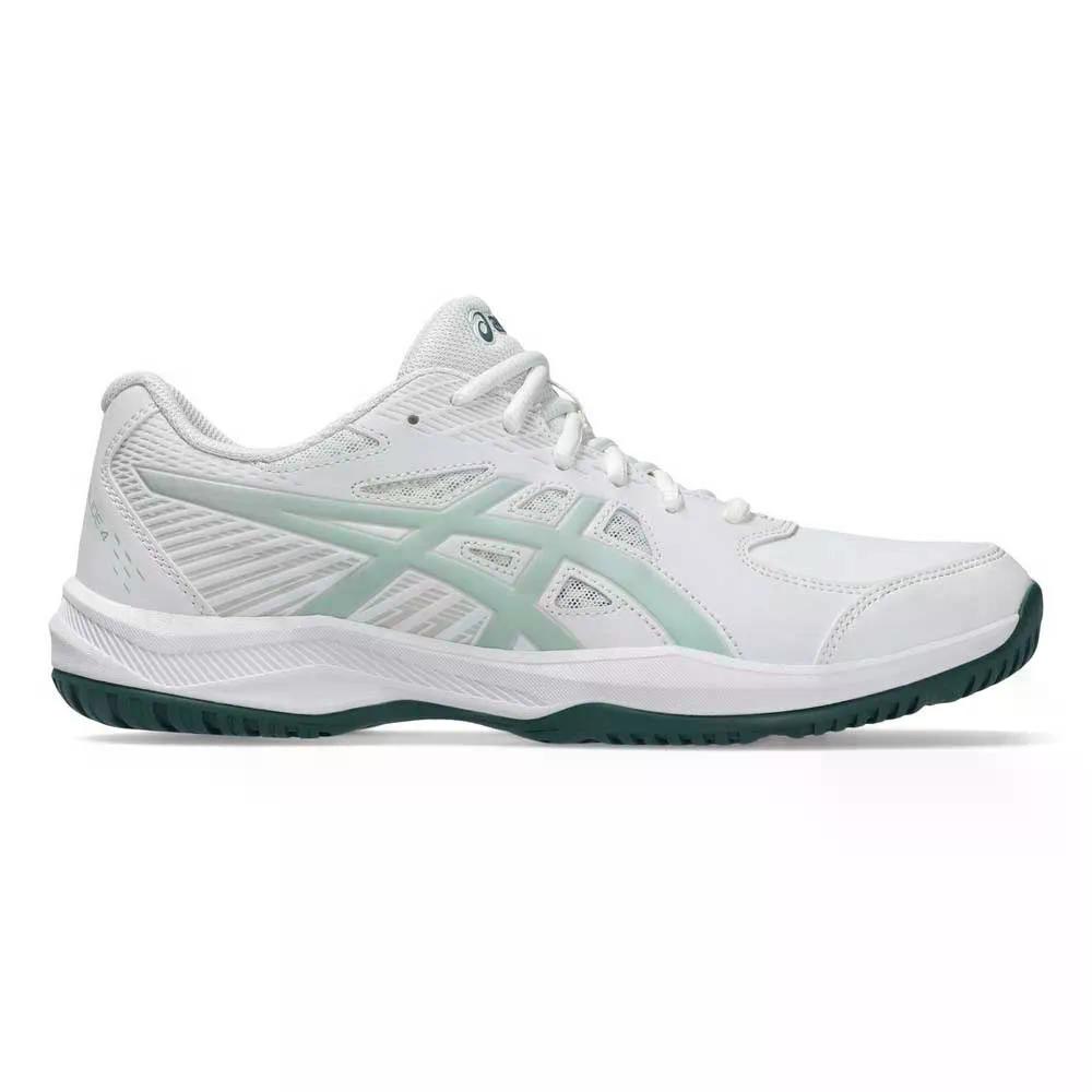 アシックス コート スライド 4 オールコート テニス シューズ （ White/ColdMoss ） | ASICS Court Slide 4 All Court Tennis Shoes [t]