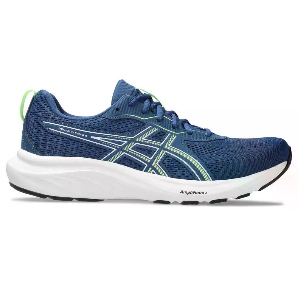 アシックス ゲル コンテンド 9 ランニング シューズ （ TwilightBlue/IlluminateGreen ） | ASICS Gel-Contend 9 Running Shoes [t]