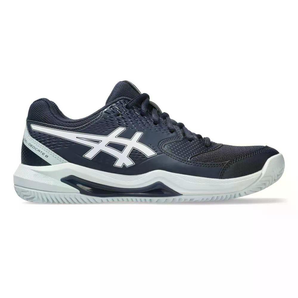 アシックス ゲル デディケート 8 クレーコート テニス シューズ ウィメンズ （ Midnight/White ） | ASICS Gel-Dedicate 8 Clay Court Tennis Shoes Women's [t]