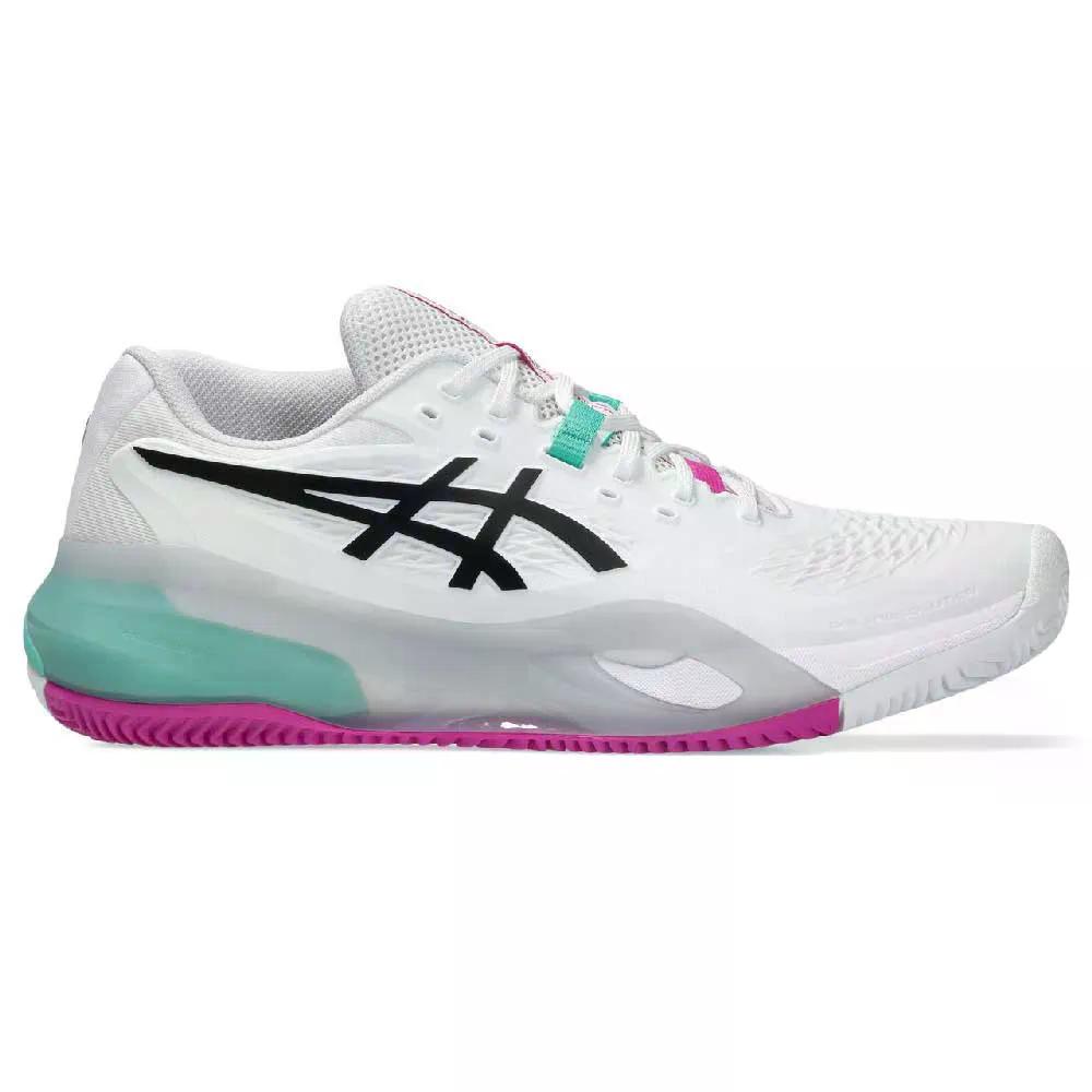 アシックス ゲル レゾリューション X クレーコート テニス シューズ （ White/AuroraGreen ） | ASICS Gel-Resolution X Clay Court Tennis Shoes [t]