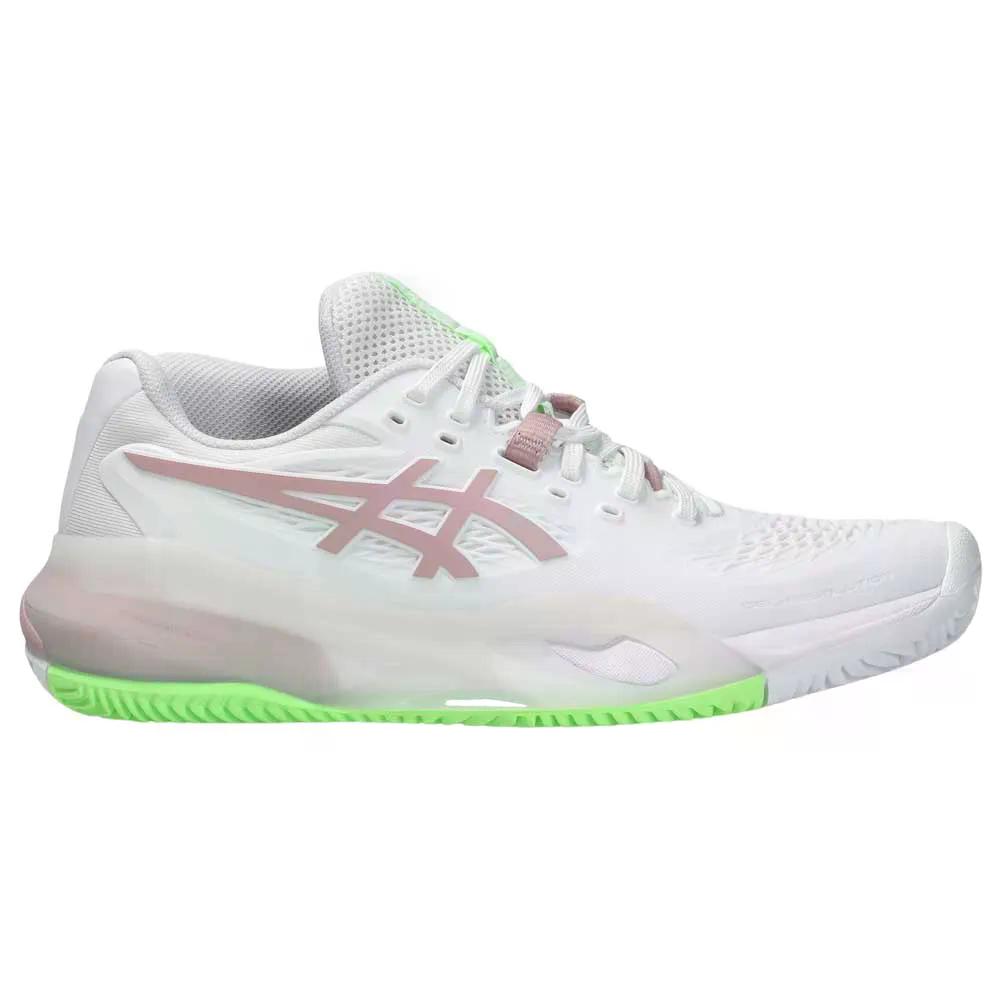 アシックス ゲル レゾリューション X クレーコート テニス シューズ ウィメンズ （ White/Morganite ） | ASICS Gel-Resolution X Clay Court Tennis Shoes Women's [t]
